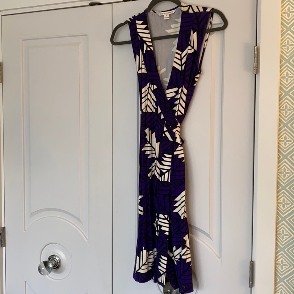 DVF Classic Sleeveless Wrap Dress